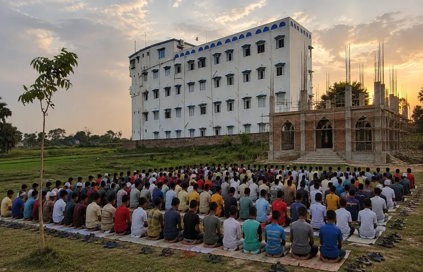 Build a prayer hall & library close to school so students don't miss the prayer